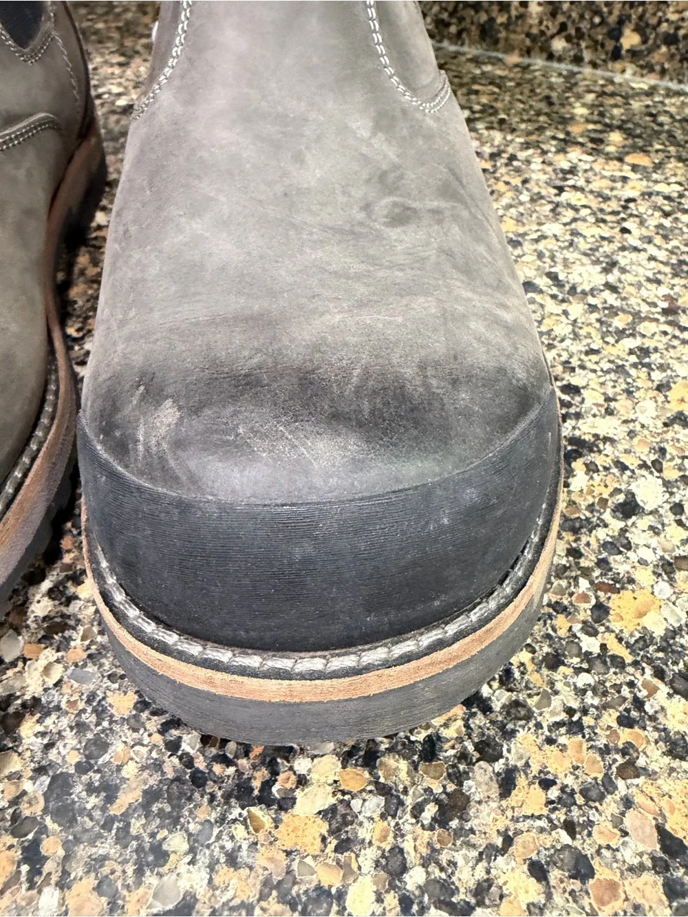 KEEN Men's Chelsea Work Boot - Gray 11.5